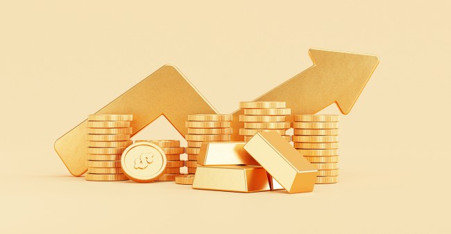 Preisdiagramm für Gold